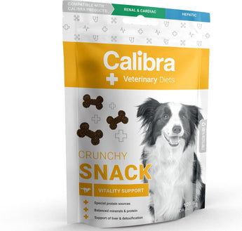 Calibra VD Dog Snack Vitality Support, 120 g, pamlsek pro podporu vitality psů.