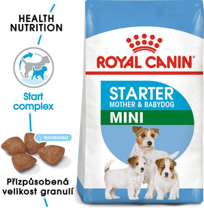Royal Canin Mini Starter Mother&Babydog 8kg – Krmivo pro březí a kojící feny a štěňata, balení 8 kg.