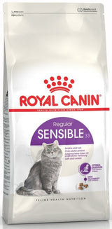 Royal Canin Feline Sensible 10kg – Krmivo pro kočky s citlivým trávením, podpora trávení, balení 10kg.