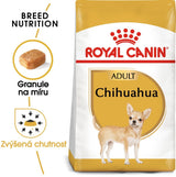 Royal Canin Breed Čivava 1,5kg – Kompletní krmivo pro čivavy, podpora zdraví srsti a zubů, balení 1,5kg.