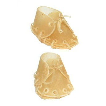 Bota buvolí 7cm/8g MINI balení 50ks, přírodní žvýkací pochoutka pro psy, ideální pro malé a střední plemena.