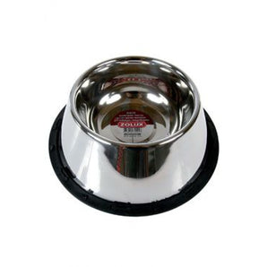 Miska nerez, protiskluz, kokr STEEL, 950 ml, Zolux, nerezová miska s protiskluzovou úpravou.