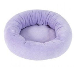 Plyšový kulatý pelíšek Amélie 50cm fialový