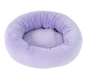 Plyšový kulatý pelíšek Amélie 50cm fialový
