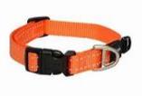 Obojek nylon ART Sportiv reflex 40-55/20 Oranžový – Oranžový reflexní obojek ART Sportiv, 40-55 cm, šířka 20 mm.