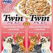 Churu Cat Twin Packs Tuna&Chicken in Broth 2x40g – Lahodná kočičí pochoutka s tuňákem a kuřetem v omáčce, 2x40g.