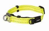 Obojek nylon ART Sportiv reflex 30-45/15 Žlutý – Žlutý reflexní obojek ART Sportiv, 30-45 cm, šířka 15 mm.