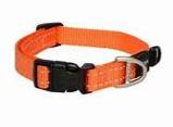 Obojek nylon ART Sportiv reflex 30-45/15 Oranžový – Reflexní obojek ART Sportiv, oranžový, 30-45 cm, šířka 15 mm.