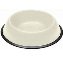 Miska kovová protiskluz MIRA KC 78 Ivory 1,5l - Kovová miska pro psy, objem 1,5l, protiskluzová, barva Ivory.