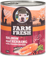 Farm Fresh Dog Salmon&Herring+Cranberries konzer 750g