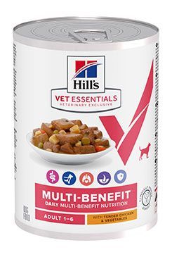 Hill's Can. VE Adult MB Chicken&Veggie 363g – krmivo pro dospělé psy, příchuť kuře a zelenina, balení 363 g.