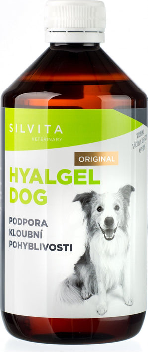 Hyalgel Dog Original, jablko, 500 ml, doplněk stravy pro zdravé klouby psů.