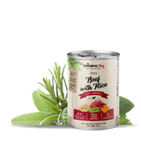 Chicopee Dog konzerva Pure, Beef with Rice, 400 g, lahodné krmivo pro psy.