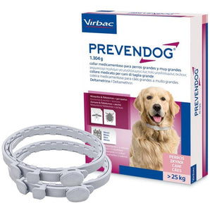 Prevendog obojek pro velké a velmi velké psy, 75 cm dlouhý, vhodný pro ochranu proti parazitům.