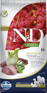N&D Quinoa DOG Digestion, Lamb & Fennel, M/L, 7 kg, krmivo pro střední a velké psy.
