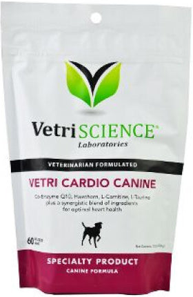 VetriScience Cardio Canine, 300 g, doplněk stravy na podporu srdce.