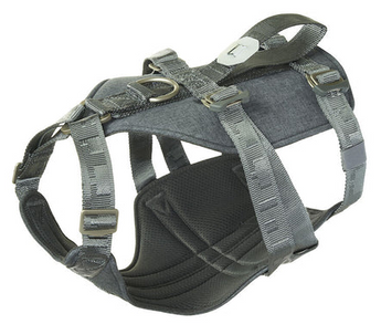 Postroj Hurtta Travel Harness ECO ostružinový 10-20kg - Pohodlný postroj pro střední psy, ideální pro dlouhé procházky a cestování.