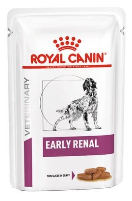 Royal Canin VD Canine Early Renal 12x100g kapsa - balení speciální veterinární stravy pro psy s raným stadiem onemocnění ledvin.
