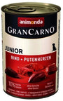 Animonda GranCarno konz. Junior Hovězí & Krůtí srdce 400g