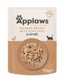 Applaws Cat kapsa Adult Broth kuř.prsa s div.rýží 70g