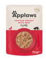 Applaws Cat kapsa Adult Jelly kuřecí prsa s hovězím70g