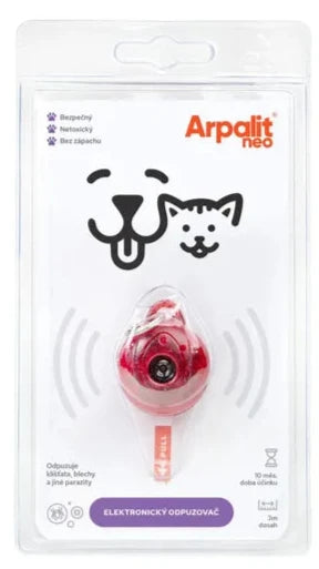 Elektr. odpuz klíšťat Arpalit Dog pro psy a kočky – Elektronický repelent pro prevenci proti klíšťatům pro psy a kočky.