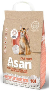 ASAN Cat Pure Podestýlka 10l – Ekologické stelivo pro kočky, balení 10 l.