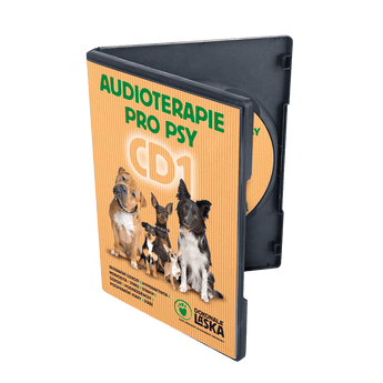 Audioterapie pro psy CD1, relaxační hudba pro psy ke snížení stresu.