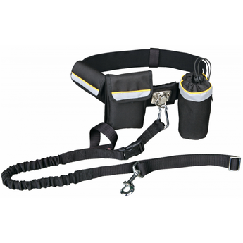 Pás Hands Free 1-1,35m/25mm + vodítko 60-120cm - Pás pro psa s vodítkem, ideální pro pohodlné venčení hands-free při procházkách.