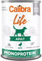 Calibra Dog Life konz. Adult Duck with Rice 400g – Konzerva pro dospělé psy s kachnou a rýží, balení 400 g.