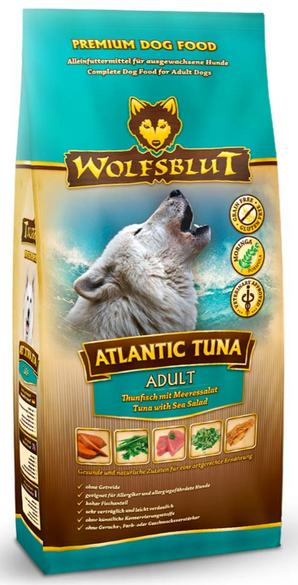 Granule Wolfsblut Dog Adult Atlantic Tuna s tuňákem pro dospělé psy, 12,5 kg.