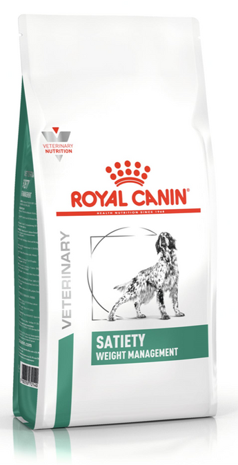 Royal Canin VD Canine Satiety Weight Management 6kg balení krmiva pro psy.
