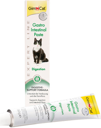 GimCat pasta EXPERT LINE Gastro Intestinal 50g – Pasta pro kočky pro podporu zdraví trávicího traktu, balení 50g