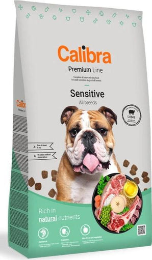 Calibra Dog Premium Line Sensitive 3 kg, krmivo pro citlivé psy, podpora zdraví trávicího traktu.