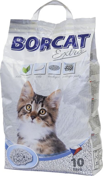 Podestýlka Borcat Extra 10l – Extra absorpční stelivo, balení 10 l.