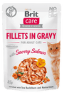 Brit Care Cat Fillets in Gravy Savory Salmon 85g
