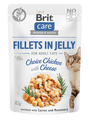 Brit Care Cat Fillets in Jelly Chicken&Cheese 85g