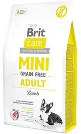 Brit Care Dog Mini Grain Free Adult Lamb 2kg – Krmivo pro malé psy bez obilovin s jehněčím, balení 2 kg.