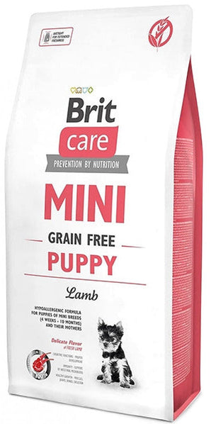 Brit Care Dog Mini Grain Free Puppy Lamb 2kg - Krmivo bez obilovin pro štěňata malých plemen.