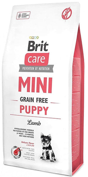 Brit Care Dog Mini Grain Free Puppy Lamb 7kg - Krmivo pro štěňata malých plemen s jehněčím masem.