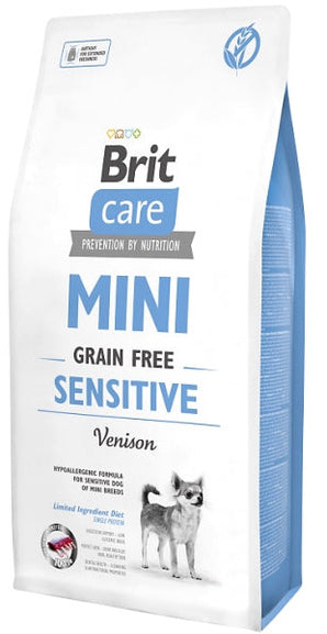Brit Care Dog Mini Grain Free Sensitive 2kg - Hypoalergenní krmivo pro psy malých plemen bez obilovin.