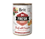 Brit Fresh Dog konz Beef with Pumpkin 400g