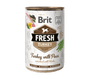Brit Fresh Dog konz Turkey with Peas 400g