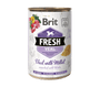 Brit Fresh Dog konz Veal with Millet 400g