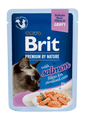 Brit Premium Cat D Fillets Gravy Salmon Sterilised 85g