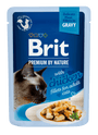 Brit Premium Cat D Fillets in Gravy with Chicken 85g