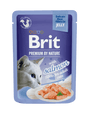 Brit Premium Cat D Fillets in Jelly with Salmon 85g