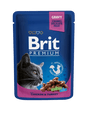 Brit Premium Cat kapsa with Chicken & Turkey 100g