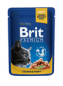 Brit Premium Cat kapsa with Salmon & Trout 100g