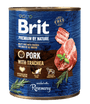 Brit Premium Dog by Nature  konz Pork & Trachea 800g